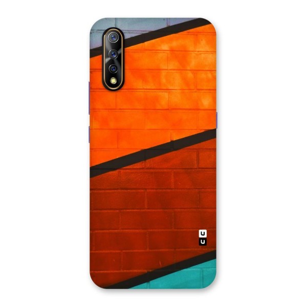 Wall Diagonal Stripes Back Case for Vivo S1