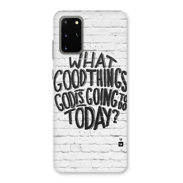 Wall Good Back Case for Galaxy S20 Plus