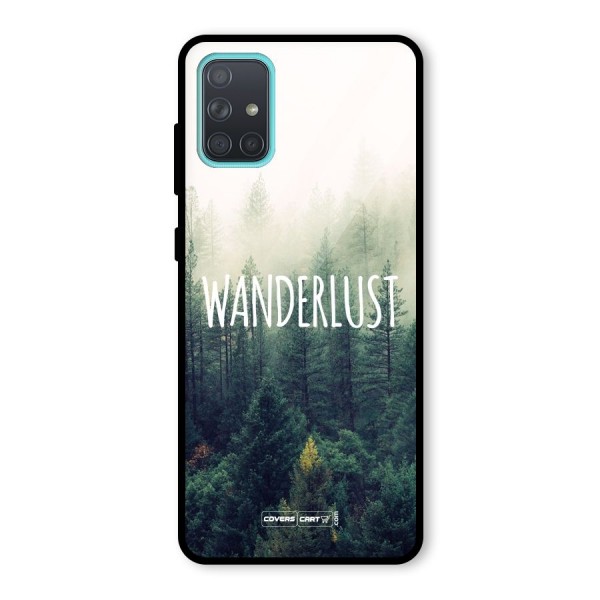 Wanderlust Glass Back Case for Galaxy A71