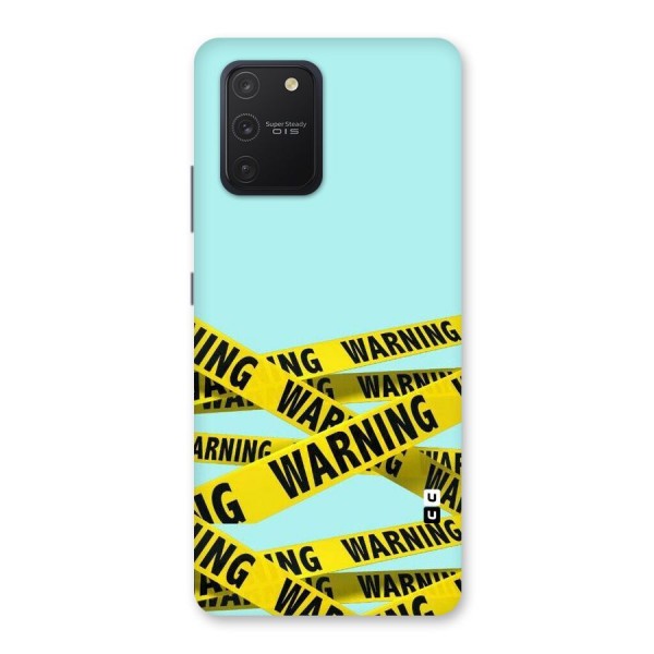 Warning Design Back Case for Galaxy S10 Lite