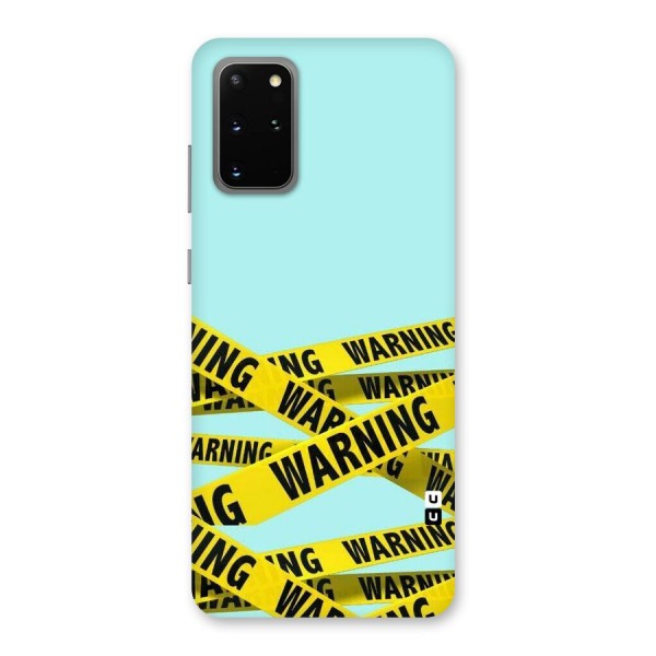 Warning Design Back Case for Galaxy S20 Plus