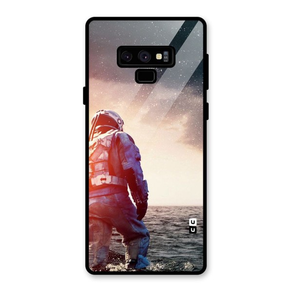 Water Astronaut Glass Back Case for Galaxy Note 9