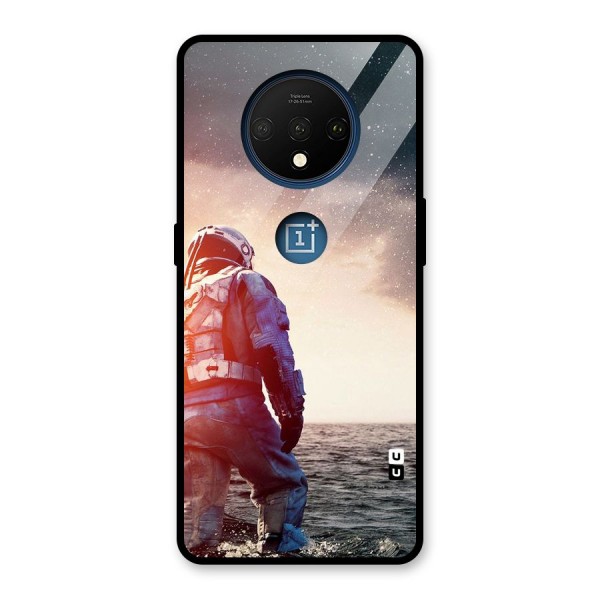 Water Astronaut Glass Back Case for OnePlus 7T
