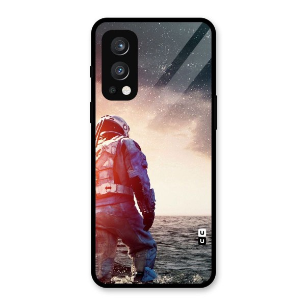 Water Astronaut Glass Back Case for OnePlus Nord 2 5G