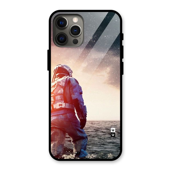 Water Astronaut Glass Back Case for iPhone 12 Pro Max