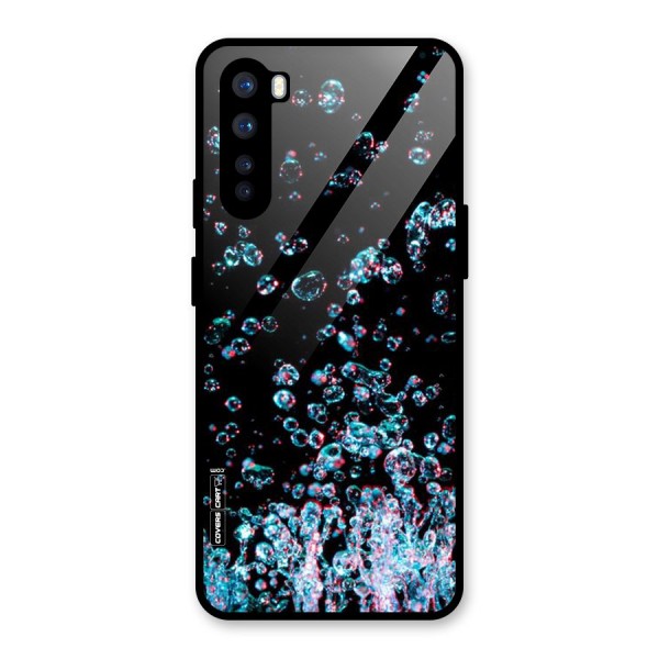 Water Droplets Glass Back Case for OnePlus Nord