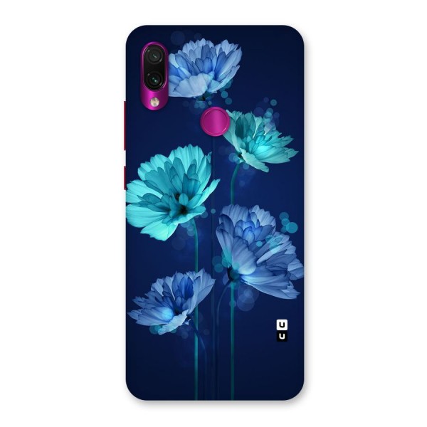 Water Flowers Back Case for Redmi Note 7 Pro