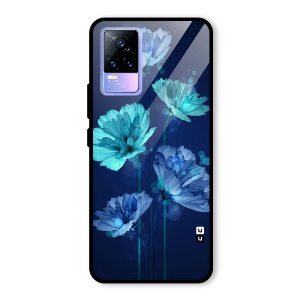 Water Flowers Glass Back Case for Vivo Y73