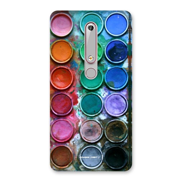 Water Paint Box Back Case for Nokia 6.1