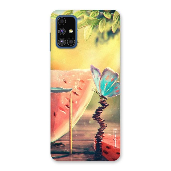 Watermelon Butterfly Back Case for Galaxy M51
