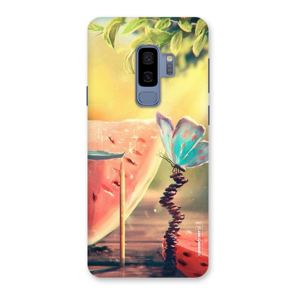 Watermelon Butterfly Back Case for Galaxy S9 Plus
