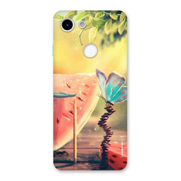 Watermelon Butterfly Back Case for Google Pixel 3