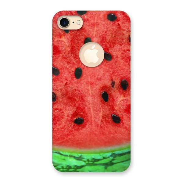 Watermelon Design Back Case for iPhone 7 Logo Cut