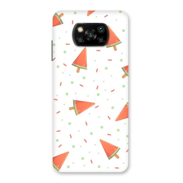 Watermelon Ice Creams Back Case for Poco X3