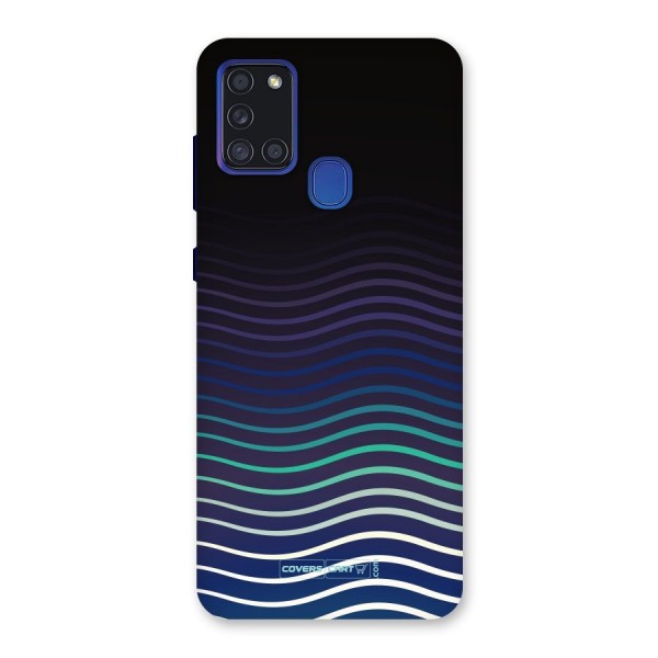 Wavy Stripes Back Case for Galaxy A21s