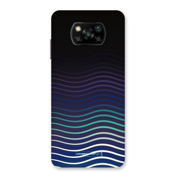 Wavy Stripes Back Case for Poco X3