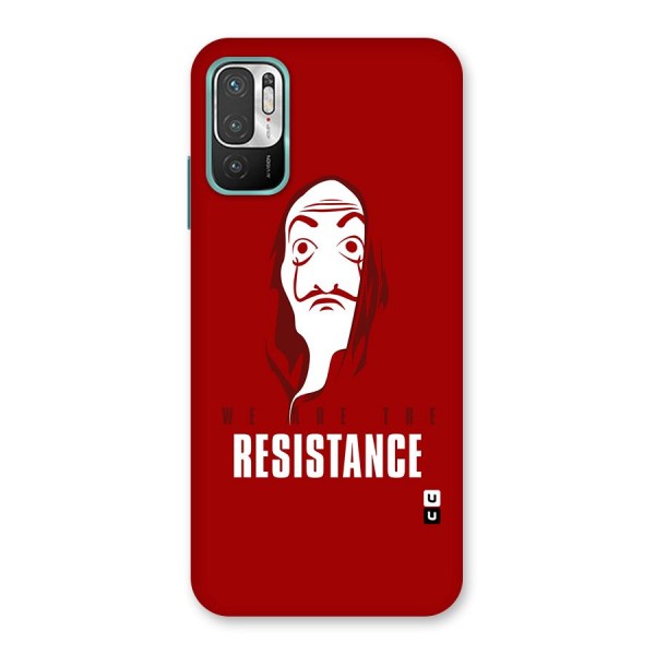 We Are Resistance Back Case for Redmi Note 10T 5G
