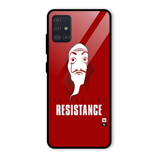 We Are Resistance Glass Back Case for Galaxy A51