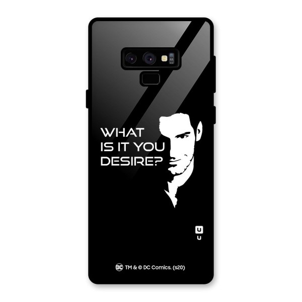 What Do You Desire Glass Back Case for Galaxy Note 9