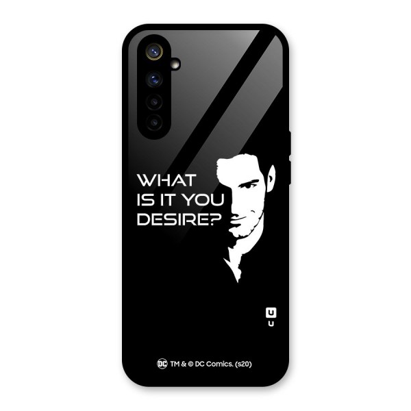 What Do You Desire Glass Back Case for Realme 6