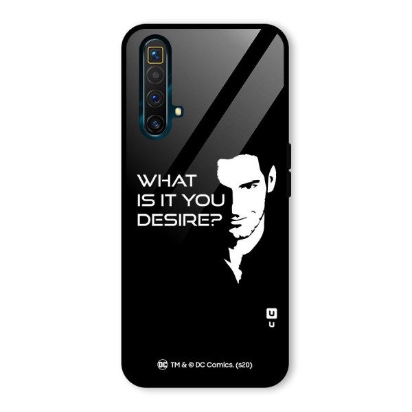 What Do You Desire Glass Back Case for Realme X3