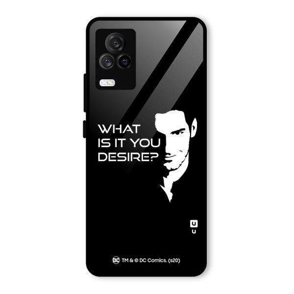 What Do You Desire Glass Back Case for Vivo iQOO 7 Legend 5G