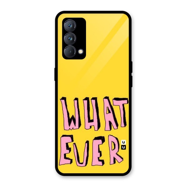 Whatever Yellow Glass Back Case for Realme GT Master Edition