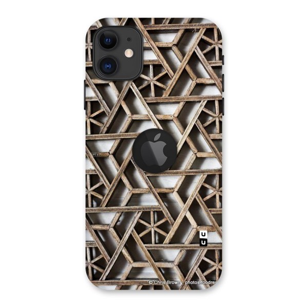 Wheel Design Back Case for iPhone 11 Logo Cut