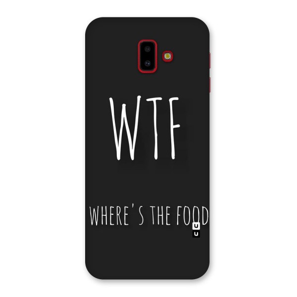Where The Food Back Case for Galaxy J6 Plus