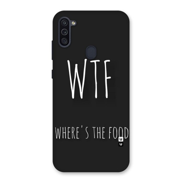Where The Food Back Case for Galaxy M11