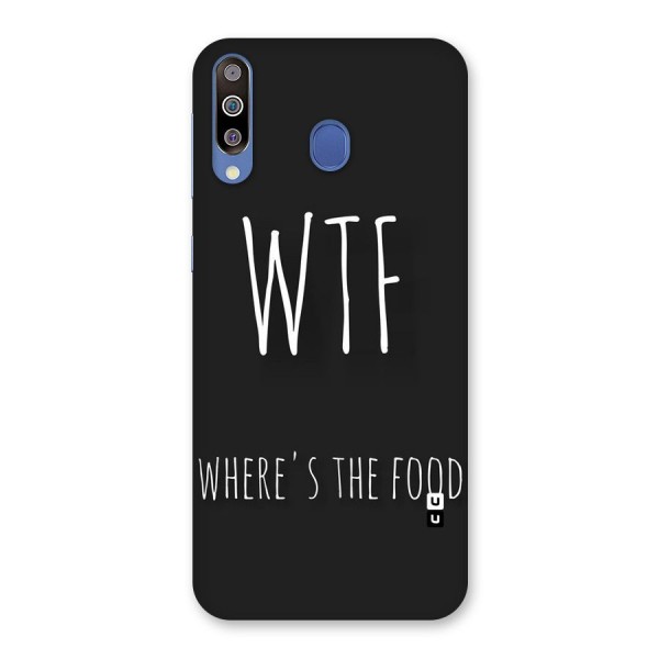 Where The Food Back Case for Galaxy M30