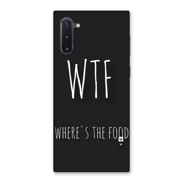 Where The Food Back Case for Galaxy Note 10