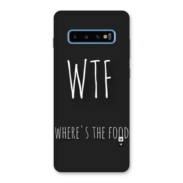 Where The Food Back Case for Galaxy S10 Plus