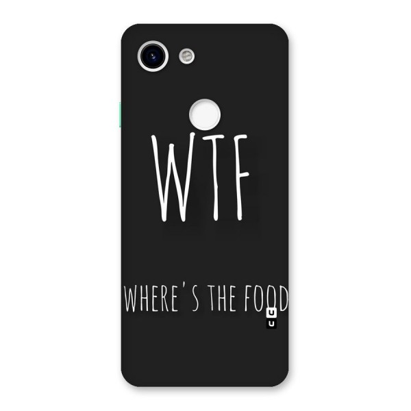 Where The Food Back Case for Google Pixel 3