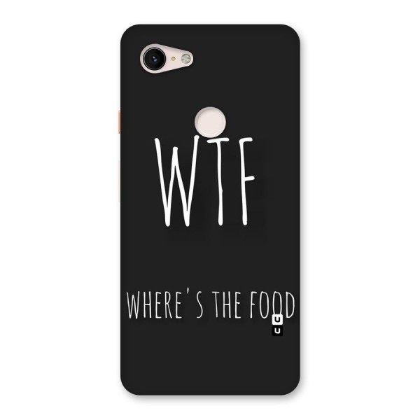 Where The Food Back Case for Google Pixel 3 XL