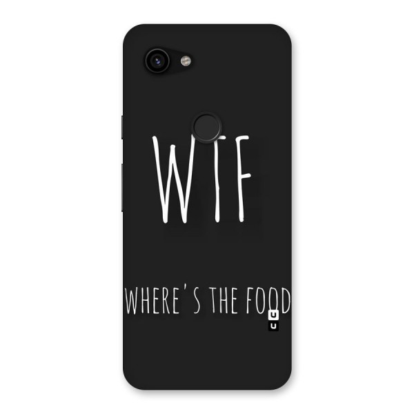 Where The Food Back Case for Google Pixel 3a