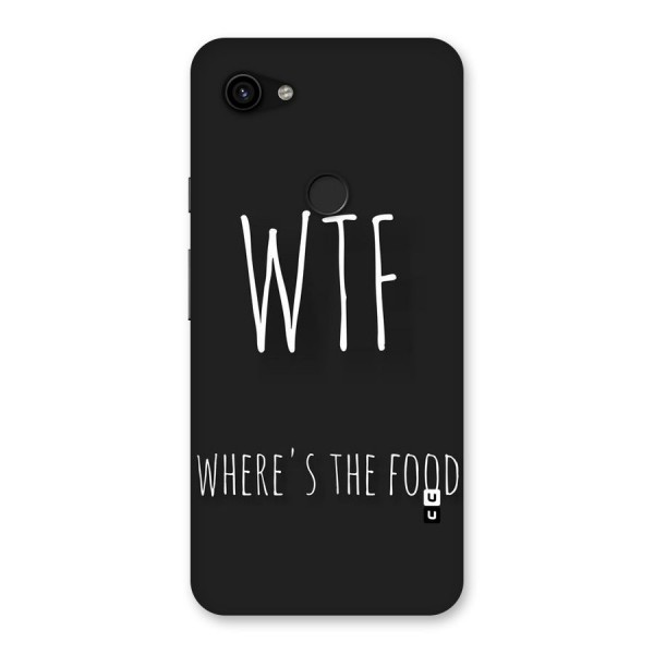 Where The Food Back Case for Google Pixel 3a XL