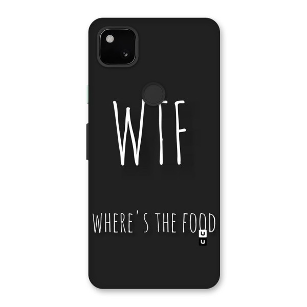 Where The Food Back Case for Google Pixel 4a
