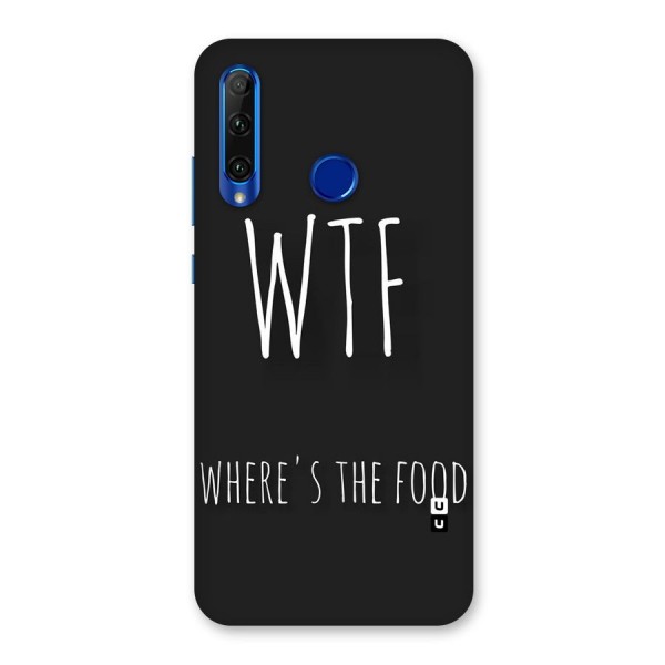 Where The Food Back Case for Honor 20i