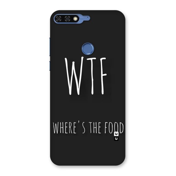 Where The Food Back Case for Honor 7C