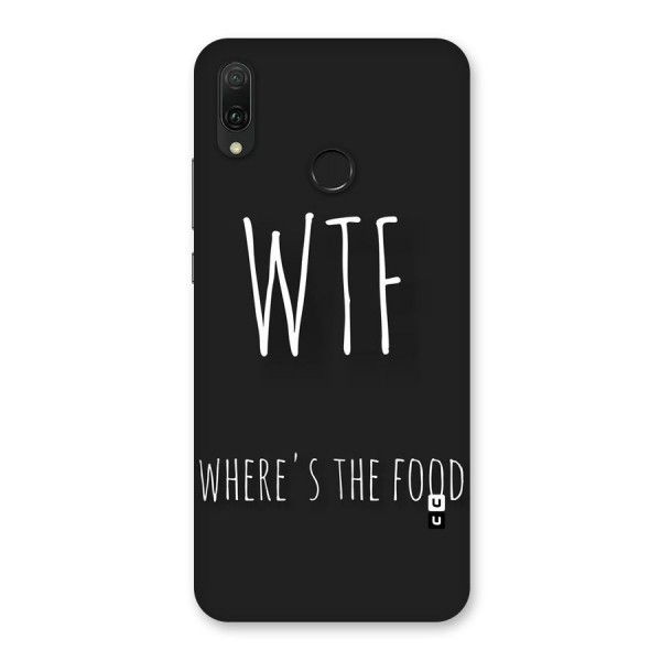 Where The Food Back Case for Huawei Y9 (2019)