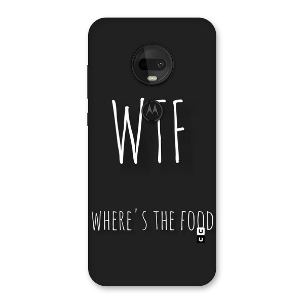 Where The Food Back Case for Moto G7
