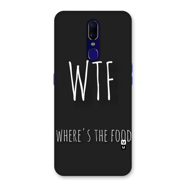 Where The Food Back Case for Oppo A9