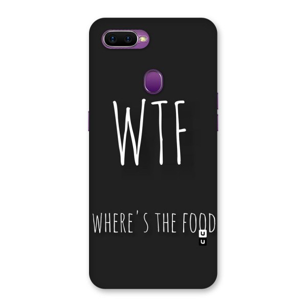 Where The Food Back Case for Oppo F9
