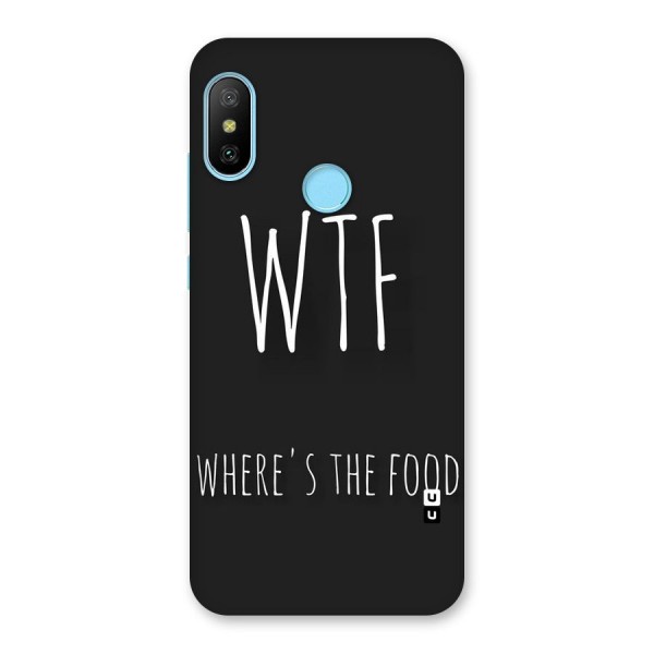 Where The Food Back Case for Redmi 6 Pro