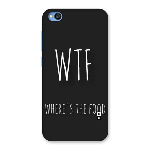 Where The Food Back Case for Redmi Go