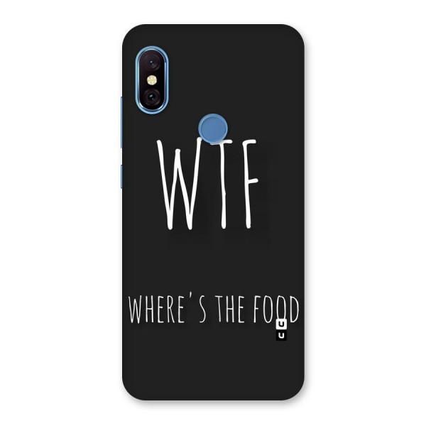 Where The Food Back Case for Redmi Note 6 Pro