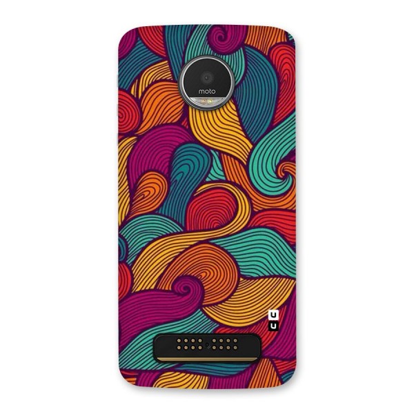 Whimsical Colors Back Case for Moto Z Play
