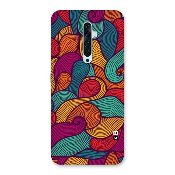 Whimsical Colors Back Case for Oppo Reno2 F