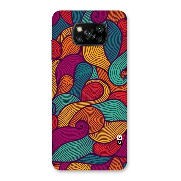 Whimsical Colors Back Case for Poco X3